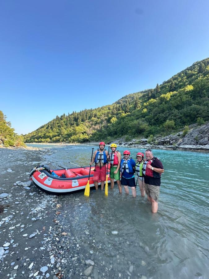 Rafting group on Vjosa